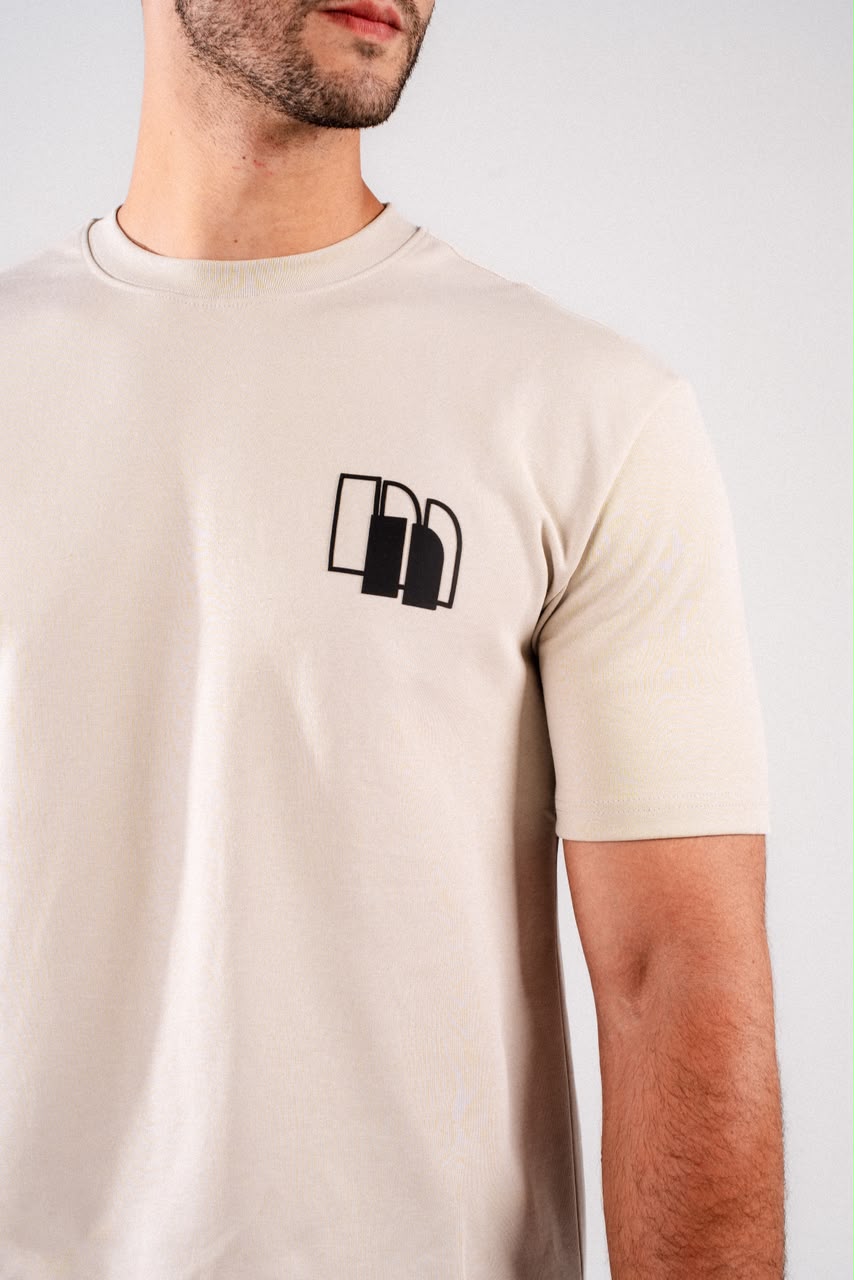 NASSIM Signature Tee – Sandstone