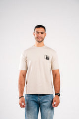 NASSIM Signature Tee – Sandstone